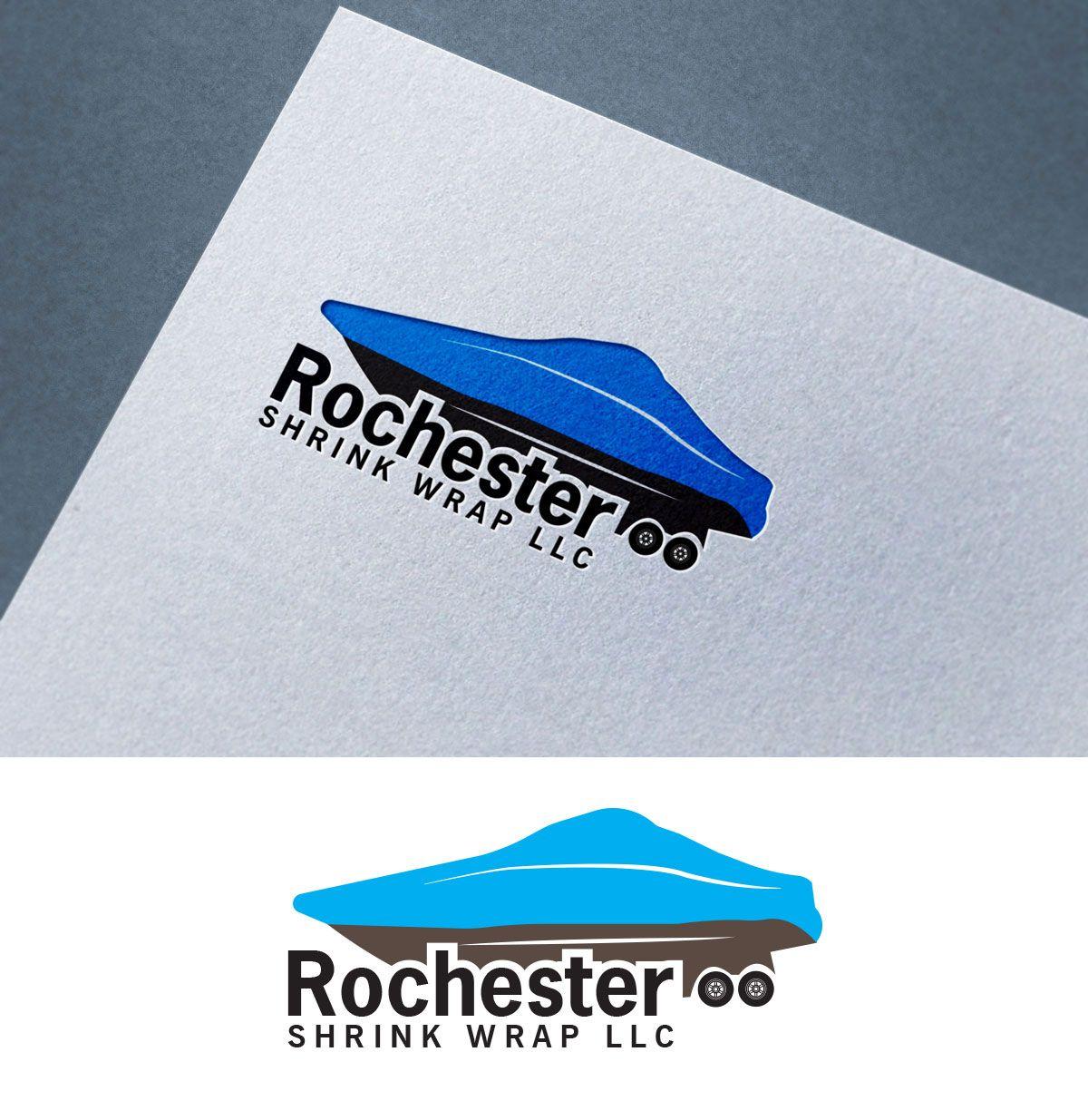 Shrink Logo - Bold, Masculine, Marine Logo Design for Rochester Shrink Wrap LLC by ...