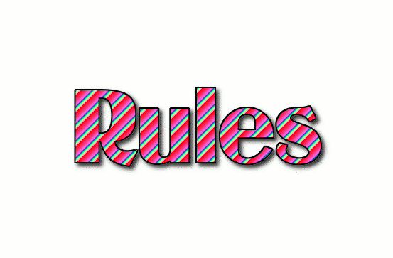 Rules Logo - Rules Logo | Free Name Design Tool from Flaming Text