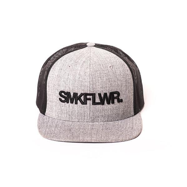 Snapback Logo - Limited Edition Gray with Black 3D Logo Snapback Trucker