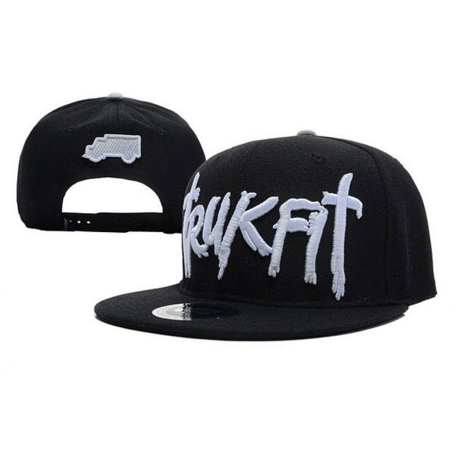 Snapback Logo - Trukfit Galaxy Logo Snapback Hat (Black/White)