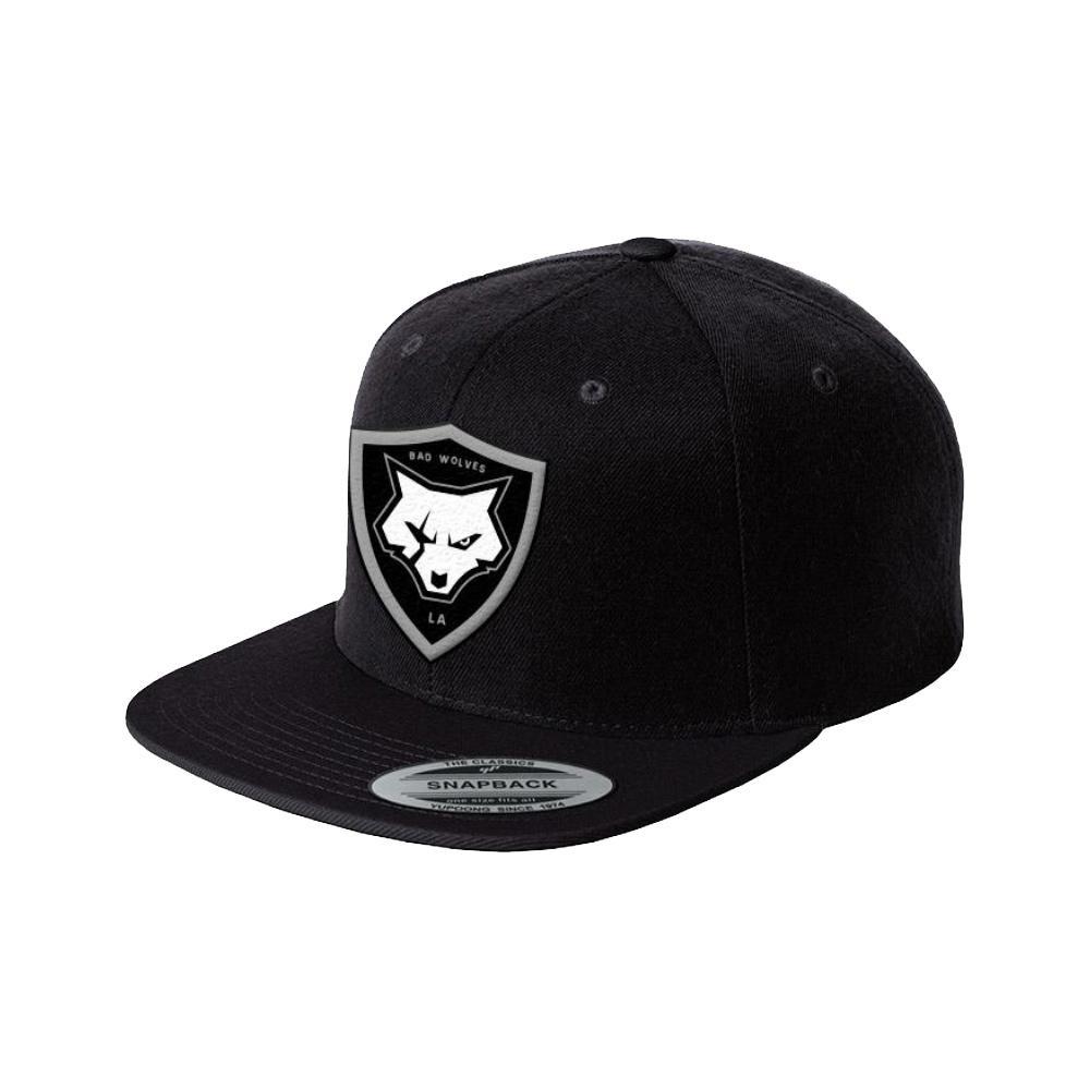 Snapback Logo - Shield Logo Snapback Hat | STORE | Bad Wolves Store