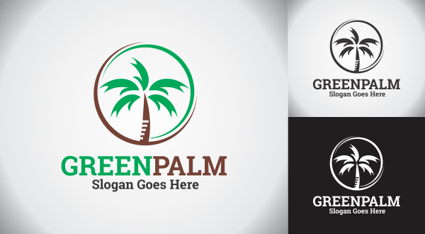 Palm Logo - Green - Palm Logo - Logos & Graphics