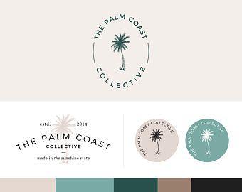 Palm Logo - Palm tree logo | Etsy