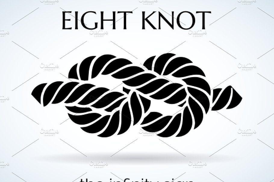 Rope Logo - Rope Eight Knot Logo