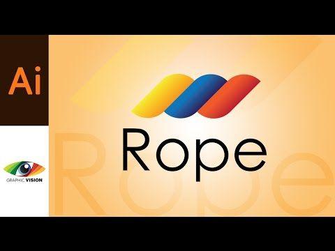 Rope Logo - Create with in 3 min Rope illustrator logo - YouTube