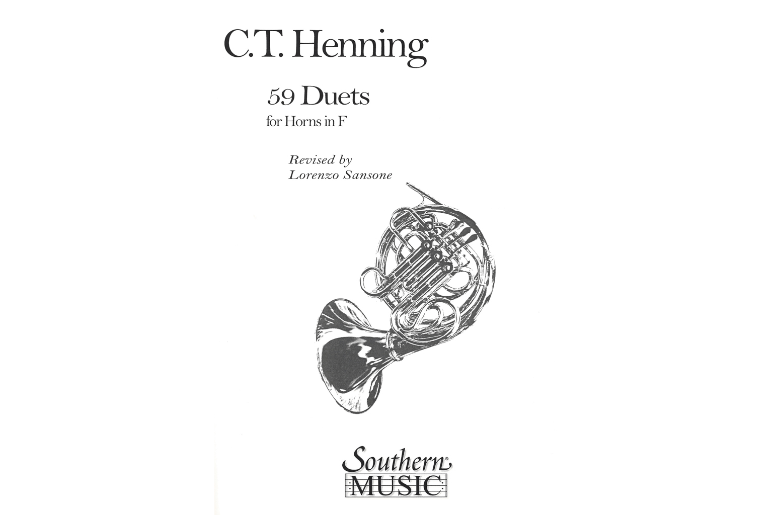 Hennig Logo - Duets for Two Horns by C.T. Henning