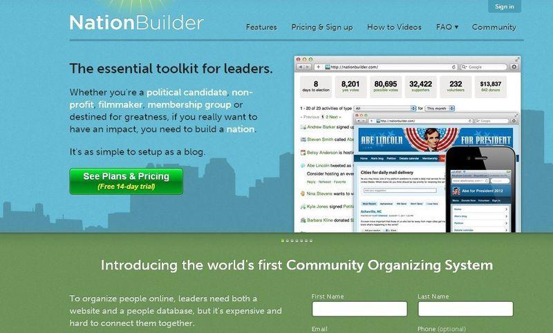 NationBuilder Logo - Start Up Spotlight: NationBuilder, Linking Politics And Tech, Gets