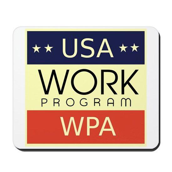 WPA Logo - WPA Logo Mousepad
