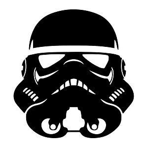 Stormtrooper Logo - Stormtrooper Pilot Helmet Vinyl Decal