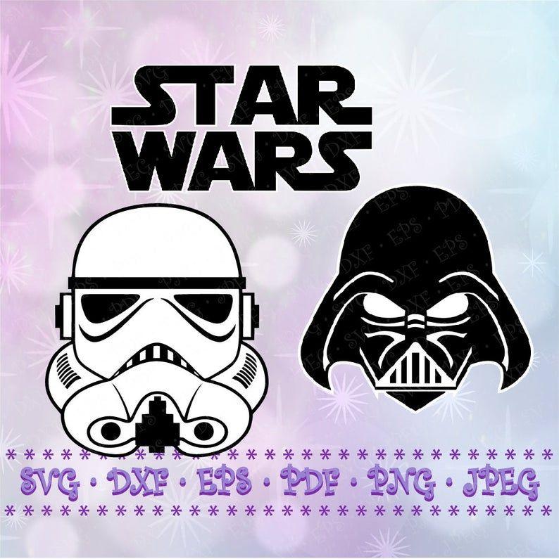 Stormtrooper Logo - SVG Stormtrooper Darth Vader Star Wars Logo Cut Files Cricut Designs  Silhouette Vinyl Decal Transfer Paper Tshirt Iron on Stencil Template