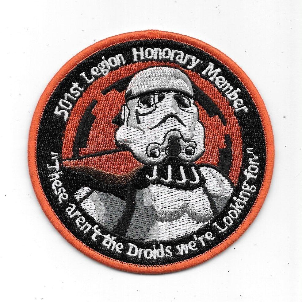 Stormtrooper Logo - Star Wars 501st Legion Honorary Member Stormtrooper Logo Embroidered Patch  NEW