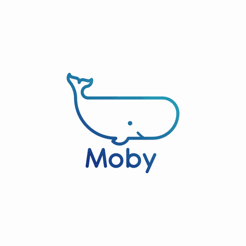 Moby Logo - Moby of a logo for the first Peer to Peer Email