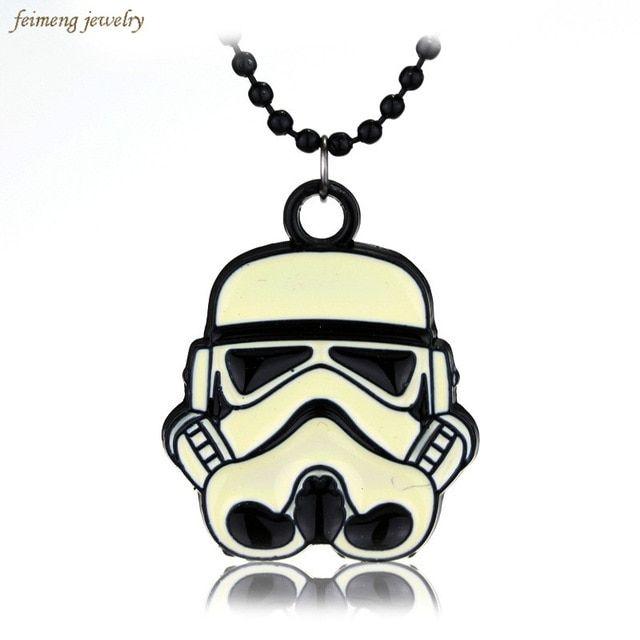 Stormtrooper Logo - US $1.08 28% OFF. Movie Star Wars Stormtrooper Metal Alloy Necklace Pendant Fashion Clone Trooper Darth Vader Logo Necklaces For Women & Men In Pendant