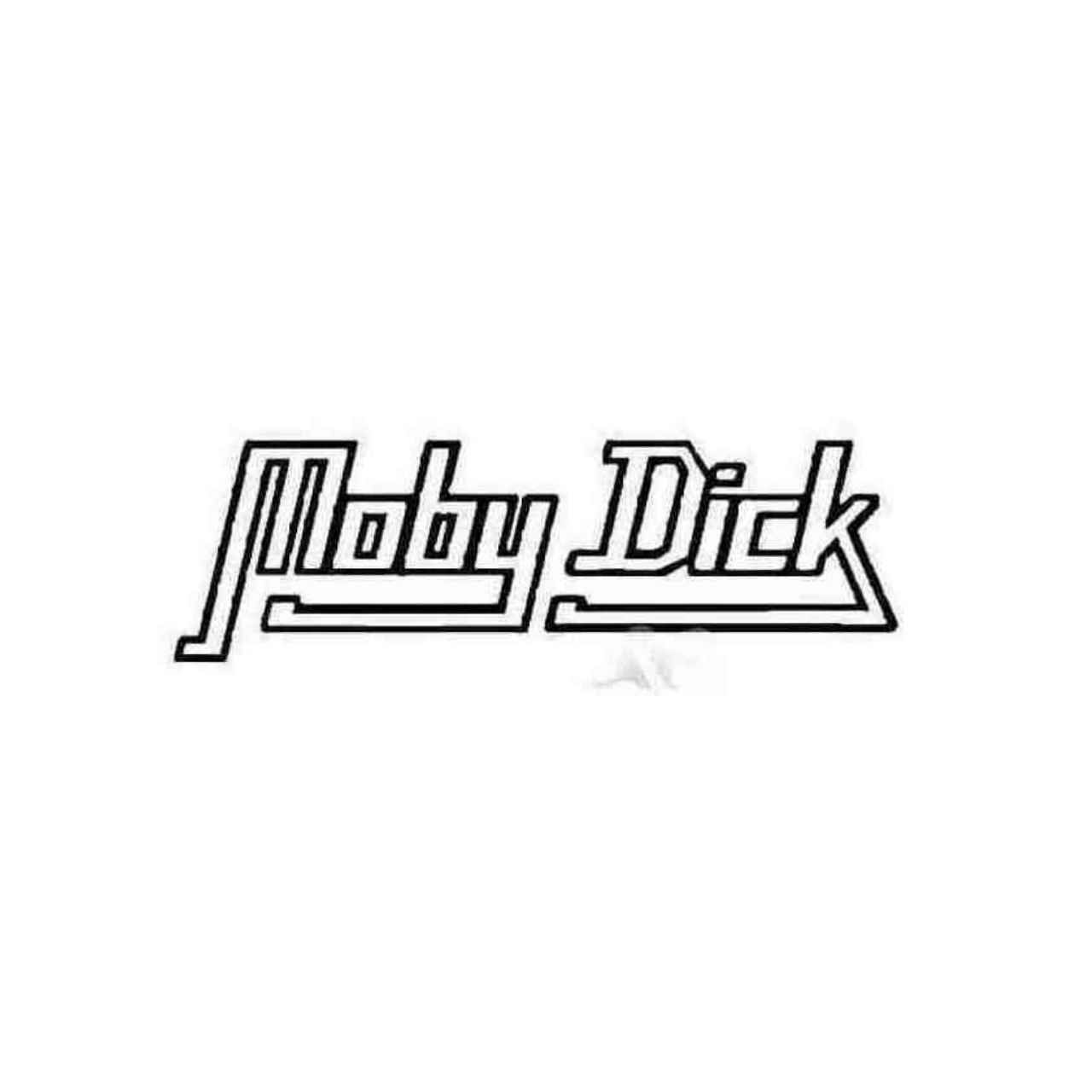 Moby Logo - Moby Dick Decal Sticker