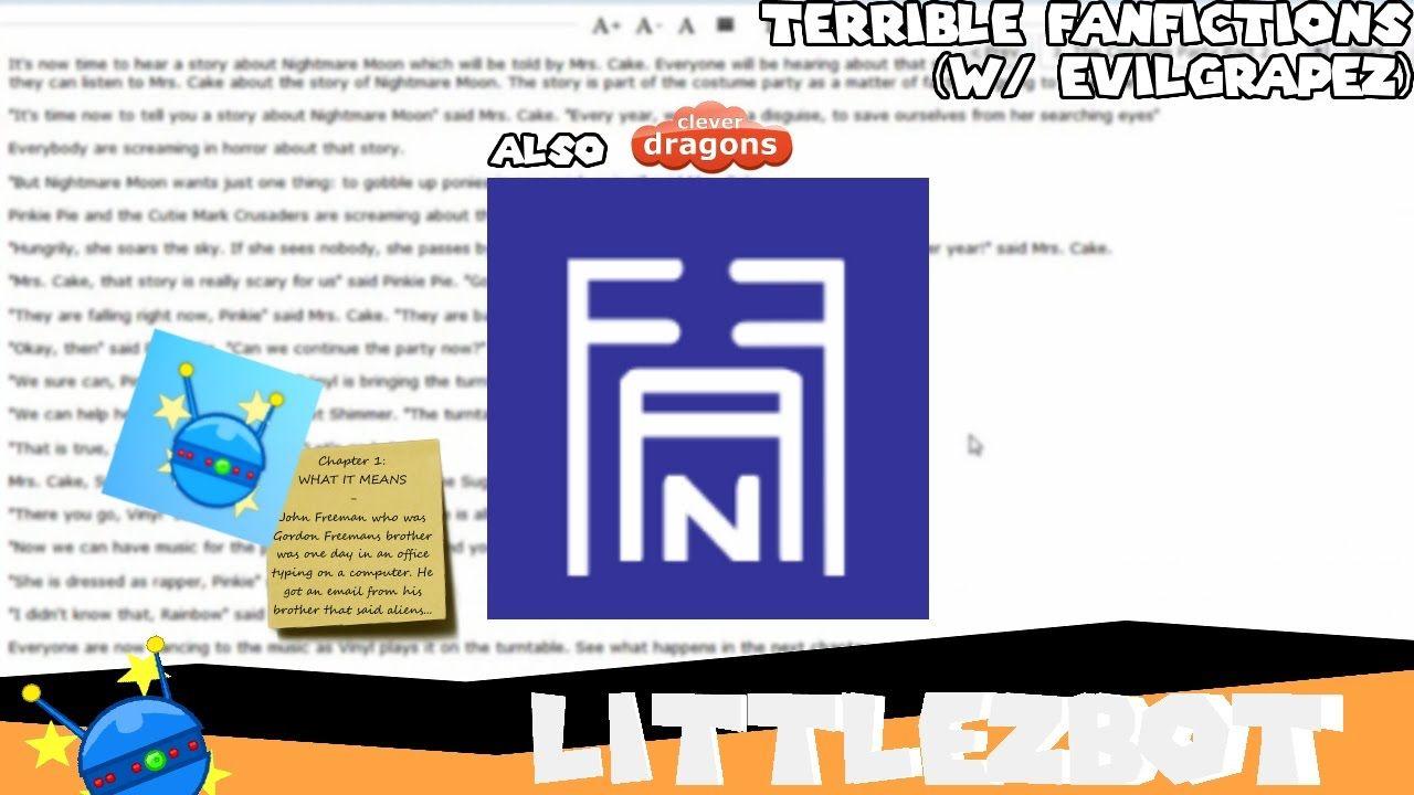 Fanfiction.net Logo - Reading Terrible Fanfictions (Fanfiction.net & Clever Dragons)