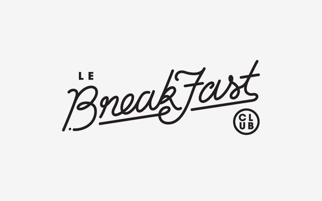 Brunch Logo - Le Breakfast Club. Graphic design & logos. Graphic design branding