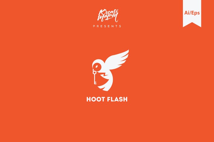Hoot Logo - Hoot Flash Logo Template by Ijajil on Envato Elements