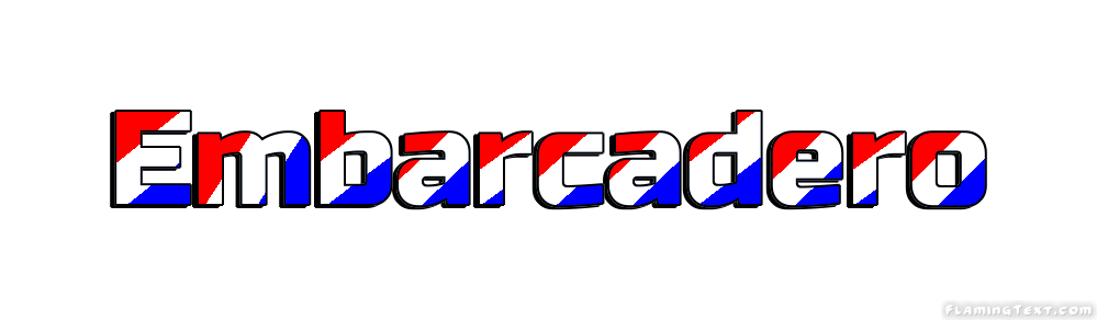 Embarcadero Logo - United States of America Logo. Free Logo Design Tool from Flaming Text
