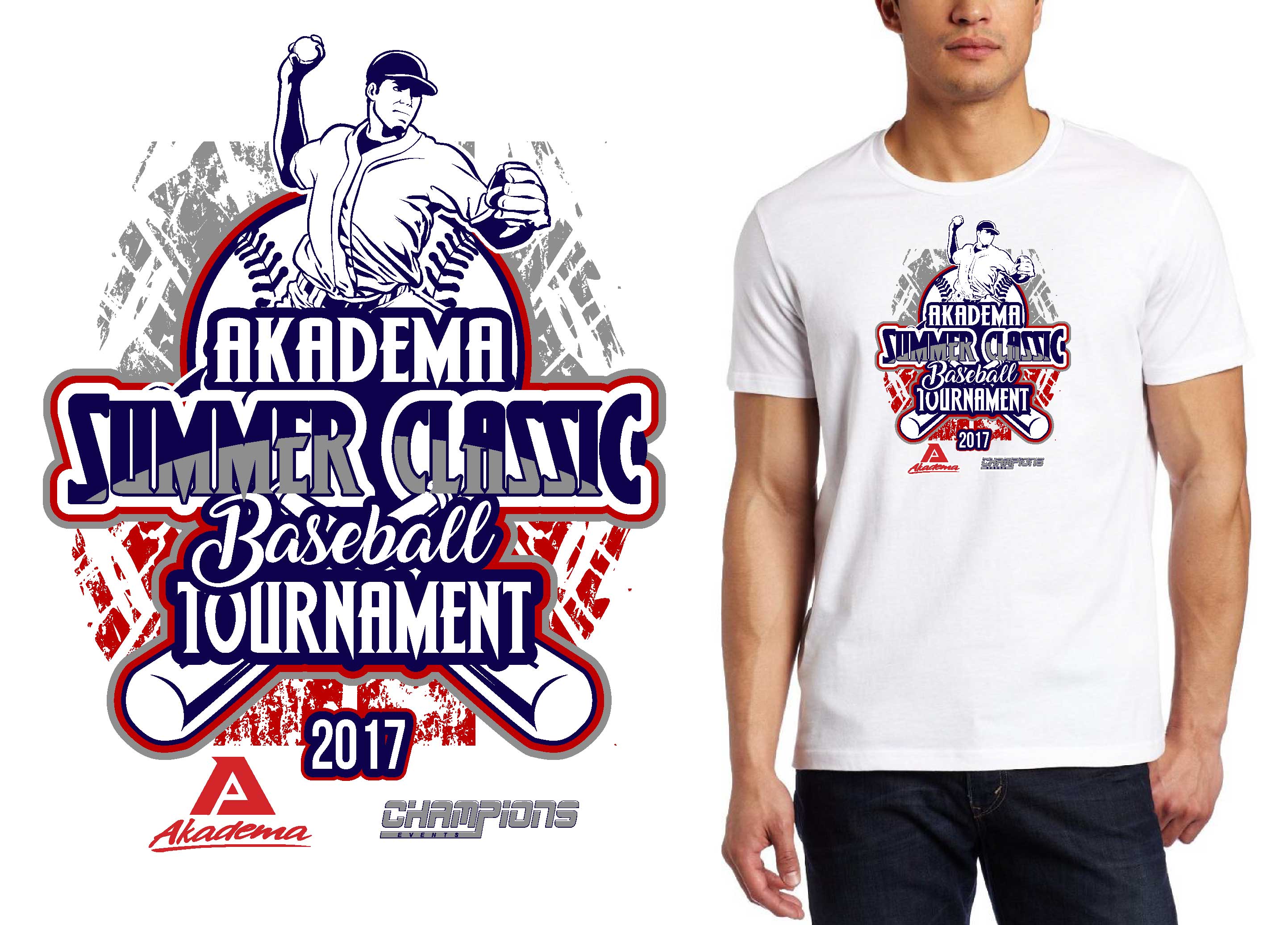 Akadema Logo - BASEBALL TSHIRT LOGO DESIGN Akadema Summer Classic Baseball