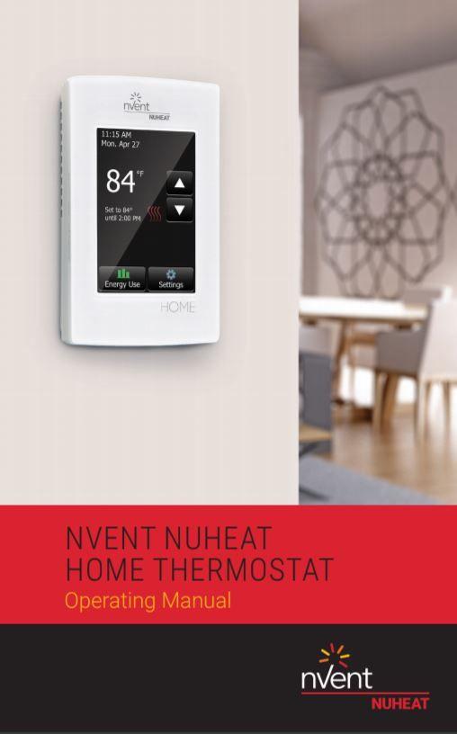 Nuheat Logo - HOME Thermostat by Nuheat Floor Heating