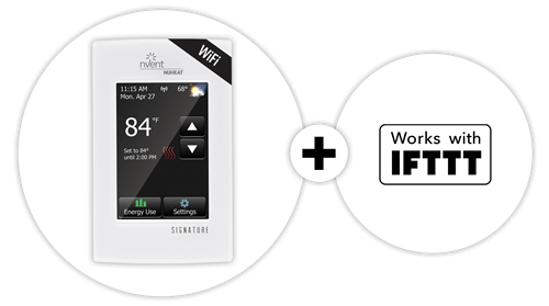 Nuheat Logo - Works With IFTTT