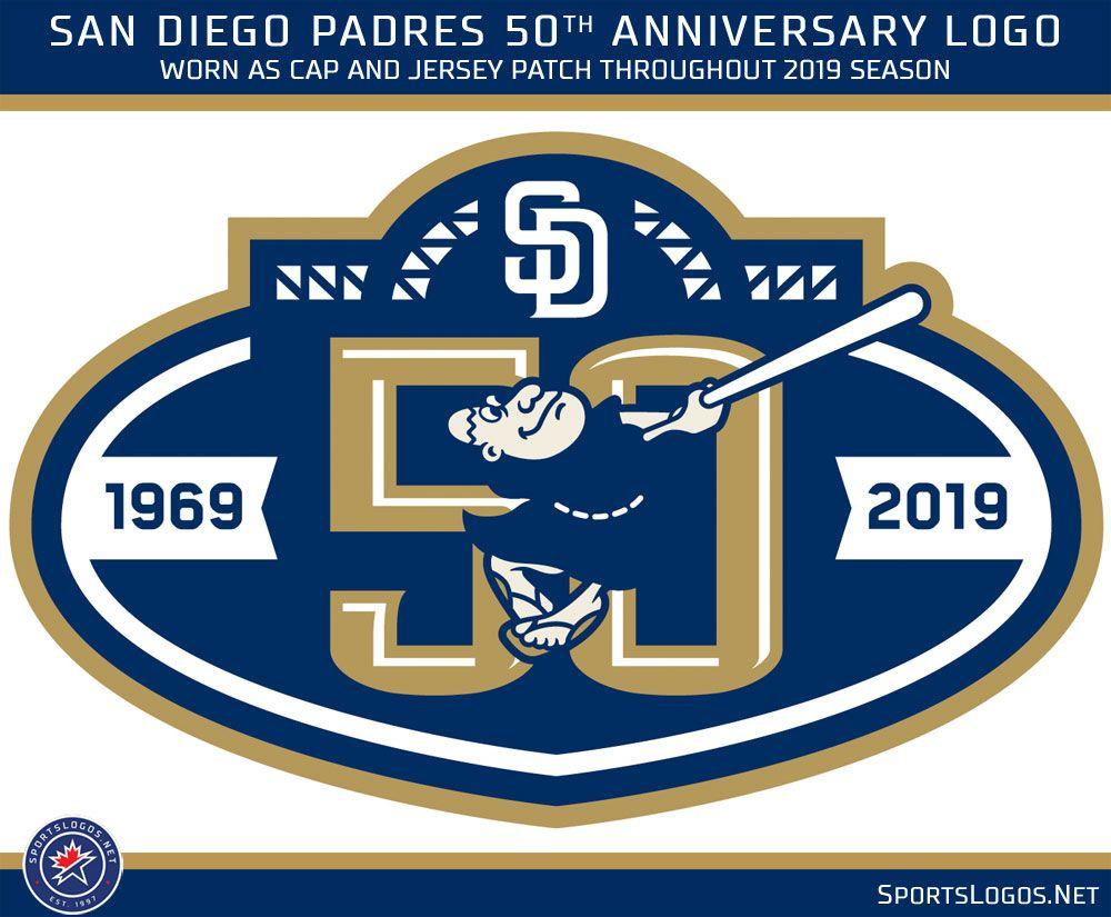 Paders Logo - The Friar Swings Again: Padres Reveal 50th Anniversary Logos. Chris