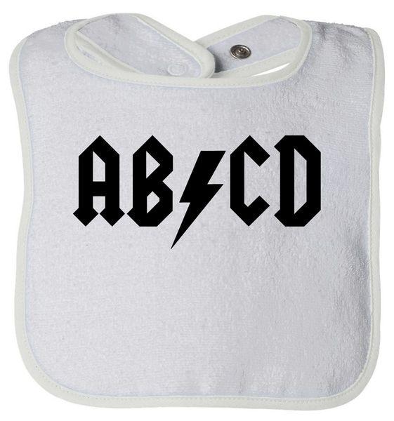 ABCD Logo - ABCD Rock Logo Baby Bib