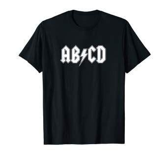 ABCD Logo - ABCD ADCD Parody T Shirt