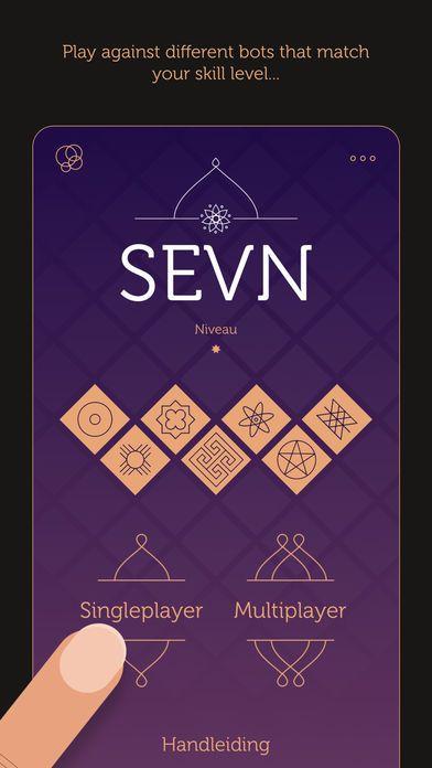 Sevn Logo - spielstein • Games & puzzles by Dieter Stein
