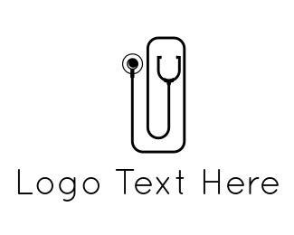 Stethoscope Logo - Black Stethoscope Logo