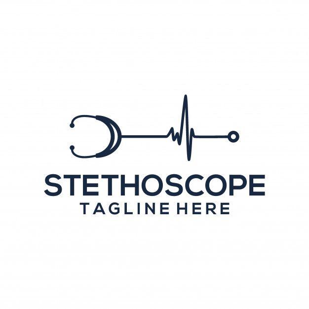Stethoscope Logo - Stethoscope logo template Vector | Premium Download