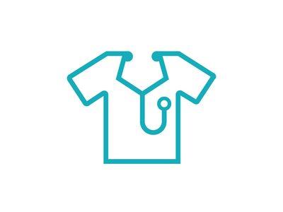 Stethoscope Logo - stethoscope / shirt | Design | Clothing logo, Clinic logo, Medical logo