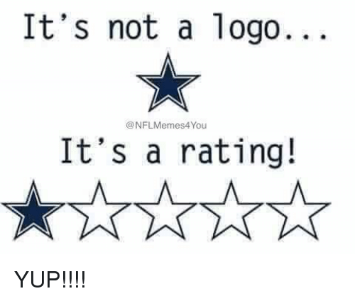 Rating Logo - It's Not a Logo Em Es4You It's a Rating! YUP!!!! | NFL Meme on ME.ME