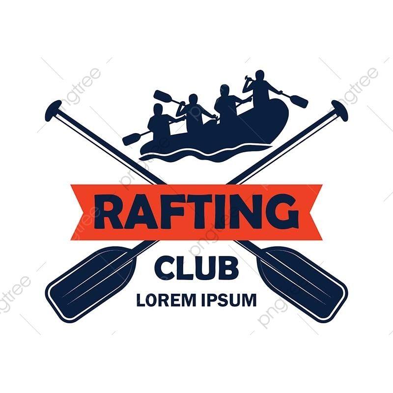 Raft Logo - Rafting Logo With Text Space For Your Slogan / Tag Line, Vector