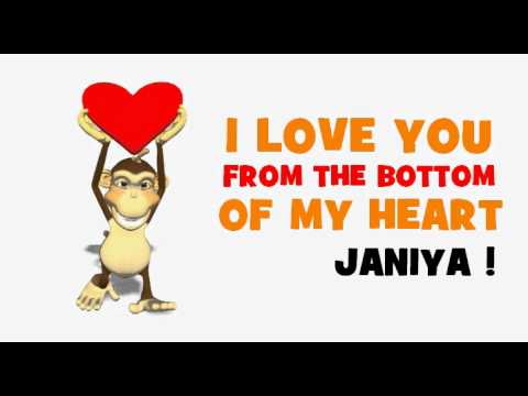 Janiya Logo - VALENTINE'S DAY = I LOVE YOU JANIYA