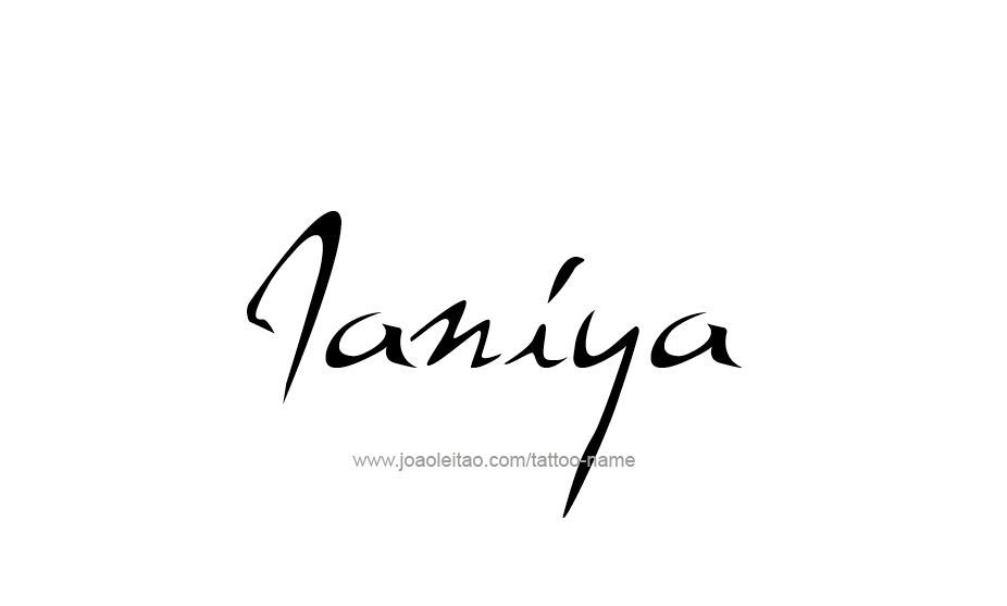 Janiya Logo - Janiya Name Tattoo Designs | JaNi | Name tattoo designs, Name ...