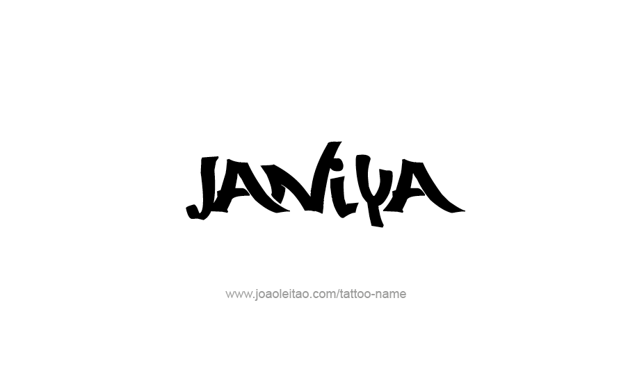 Janiya Logo - Janiya Name Tattoo Designs