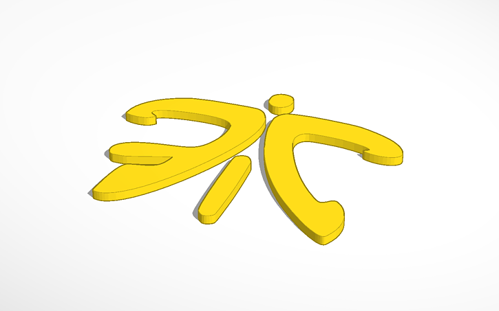 Fnatic Logo - 3D design Fnatic LOGO | Tinkercad