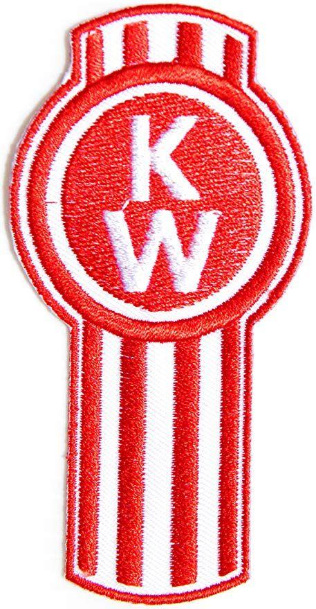 kW Logo - KW KENWORTH Truck Logo Sign AMG Sport Car Racing Patch Sew Iron on Applique Embroidered T shirt Jacket BY SURAPAN