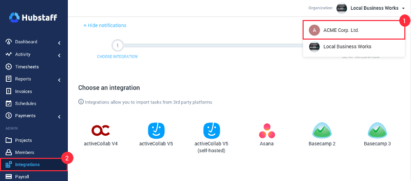 activeCollab Logo - Hubstaff and ActiveCollab Integration Setup