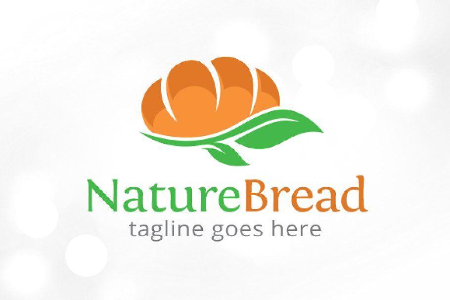 Bread Logo - Nature Bread Logo Template Design