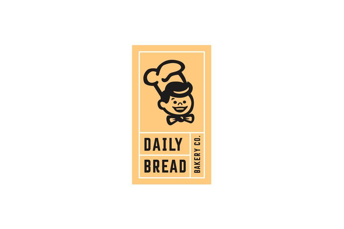 Bread Logo - Vintage Bakery Logo