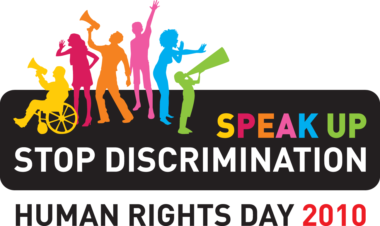 Discrimination Logo - OHCHR | Human Rights Day 2010 - Visual designs