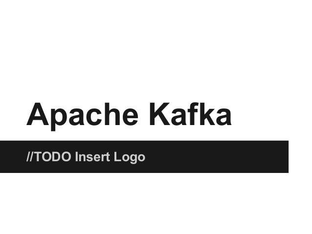 Kafka Logo - Introduction and Overview of Apache Kafka, TriHUG July 2013