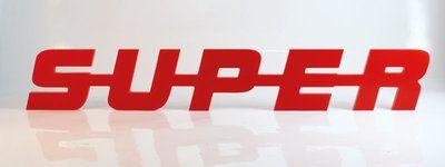 Super Logo - SUPER EMBLEM - RED -