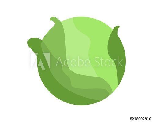 Cabbage Logo - Cabbage green image vector icon logo symbol - Buy this stock vector ...