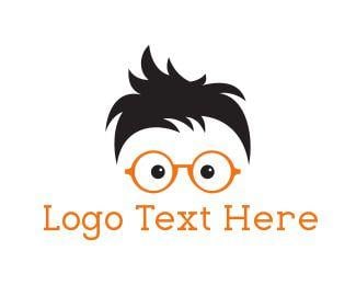 Eyeglasses Logo - Geek Eyeglasses Logo