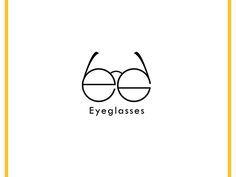 Eyeglasses Logo - Round Glasses Logo. ideas. Glasses logo, Logos, Logos design