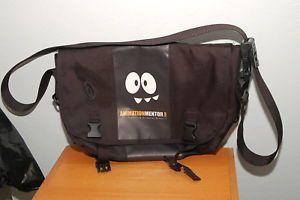 Timbuk2 Logo - 16 in TImbuk2 Black Laptop Messenger Bag w/ Animation Mentor Logo | eBay