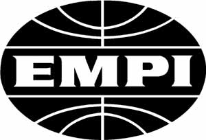 Empi Logo - EMPI Oval Sticker 1 3/4